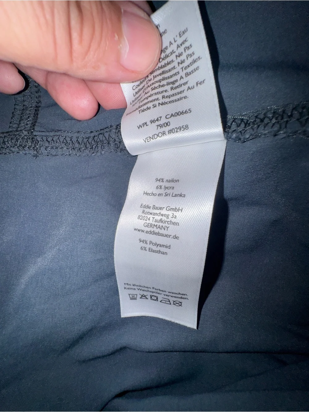Eddie Bauer First Ascent Guide Pro Men’s 34x34 (36x33.5) Gray Hiking Pants